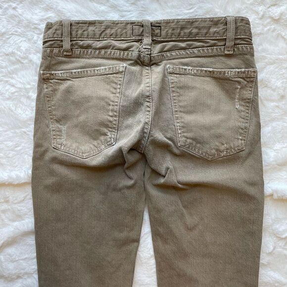Current Elliott Tan The Classic Straight Leg Denim Jeans - Women’s 0 - Picture 6 of 9